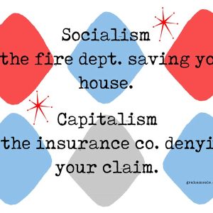 Socialism vs. Capitalism.