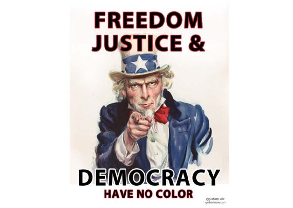 Uncle Sam No Color.